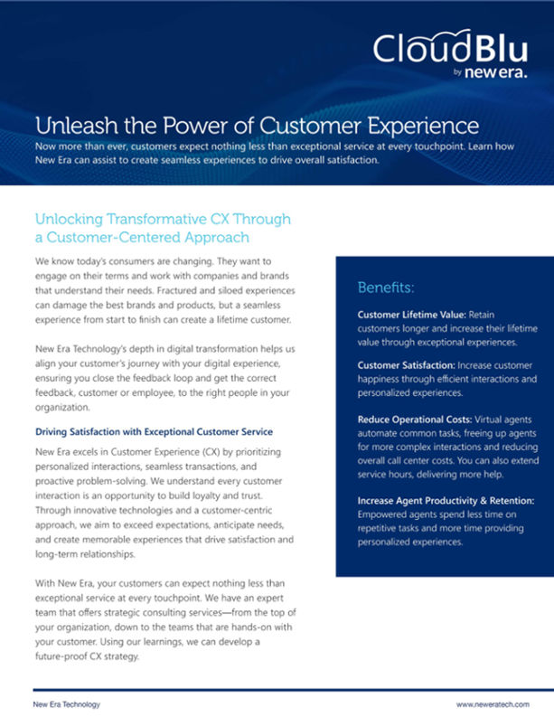 Customer Experience Services